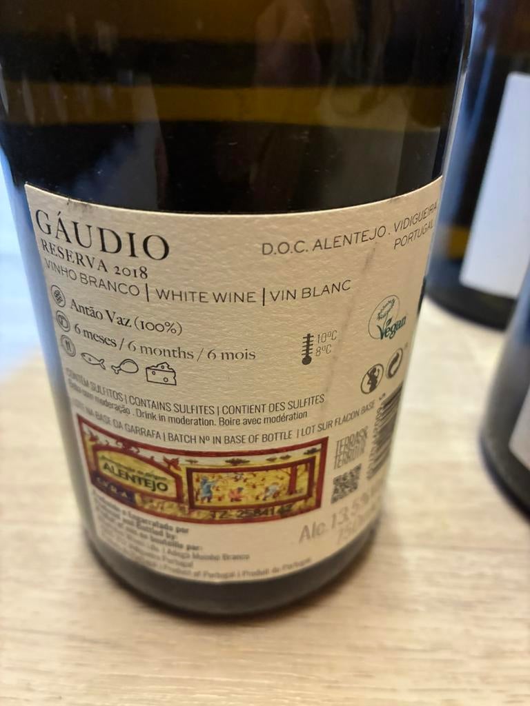 witte wijn gaudio reserva 23 flessen, Collections, Vins, Enlèvement, Neuf, Vin blanc
