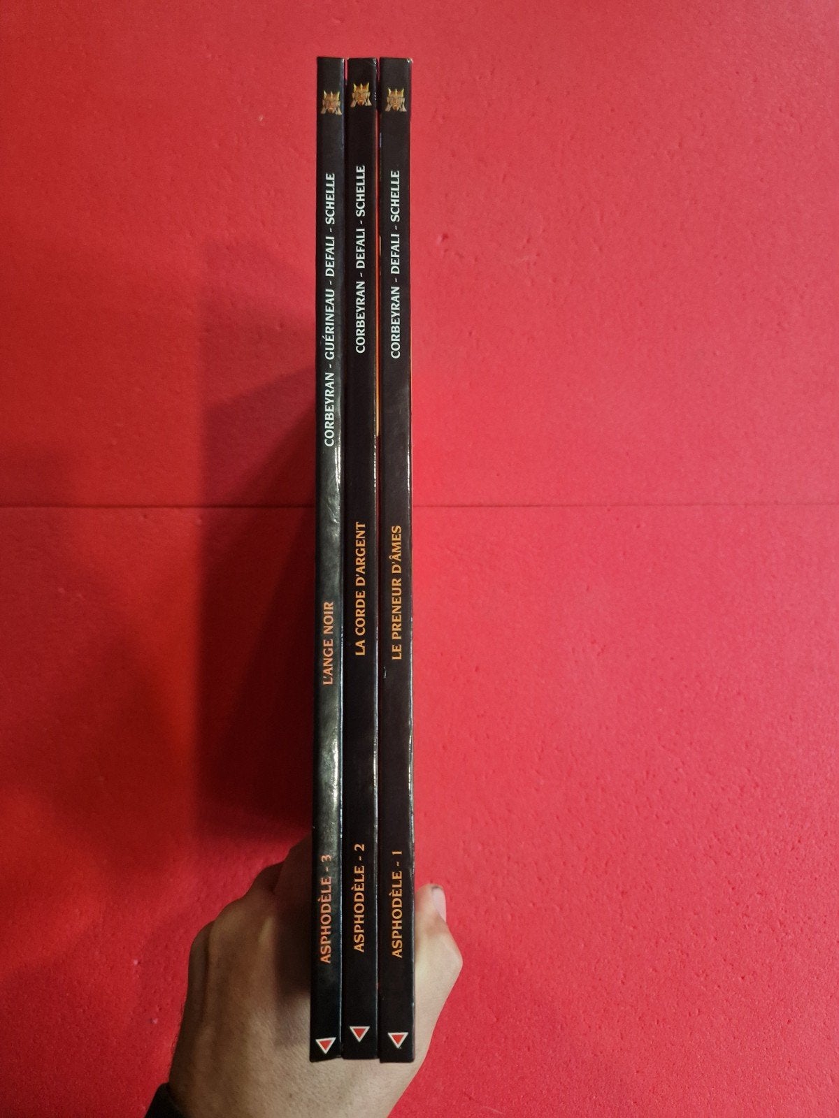 Lot de 3 bd asphodele 1 à 3,EO, avec 1 ex libris, Enlèvement ou Envoi