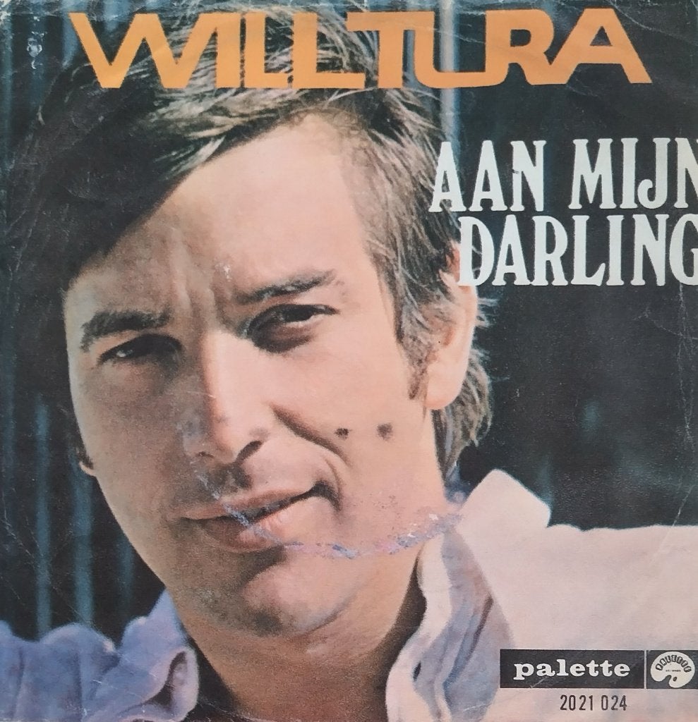 Will Tura - Aan mijn darling, Cd's en Dvd's, Fotohoes, 7 inch, Ophalen of Verzenden, Zo goed als nieuw
