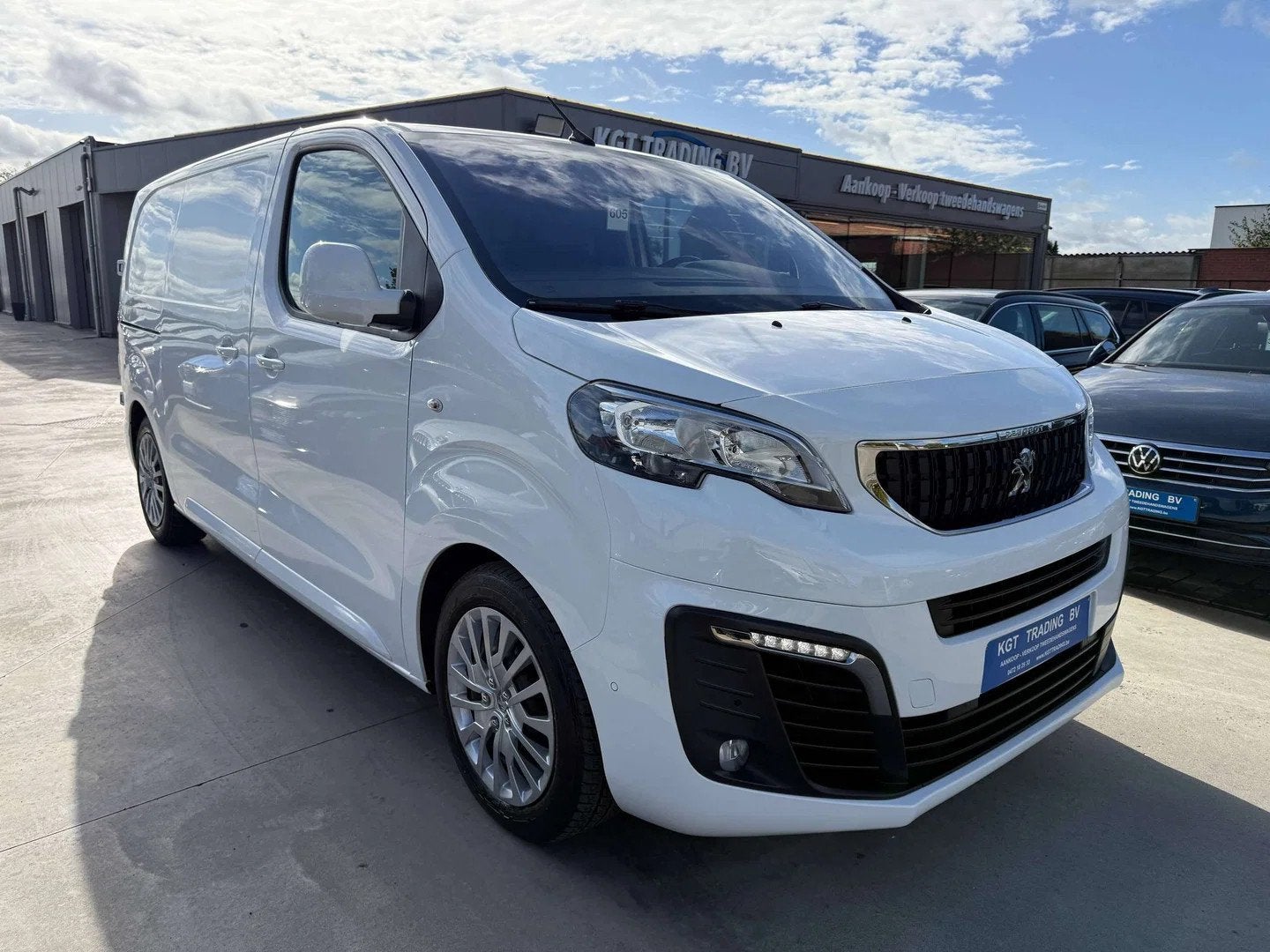 Peugeot Expert 2.0 BLUEHDI 177PK 3 ZIT AUTOMAAT NAVIGATIE ZW, Auto's, Stof, 4 cilinders, Wit, Bedrijf