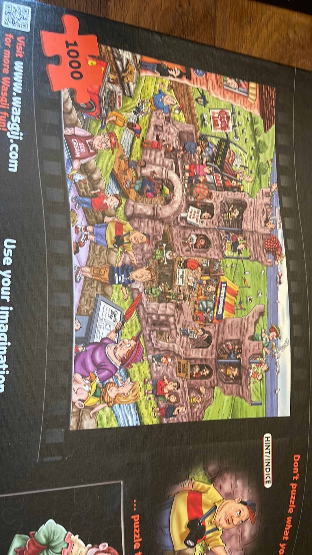Wasgij back to… nr 2. Een 14 e- eeuws kasteel., Enlèvement, Comme neuf