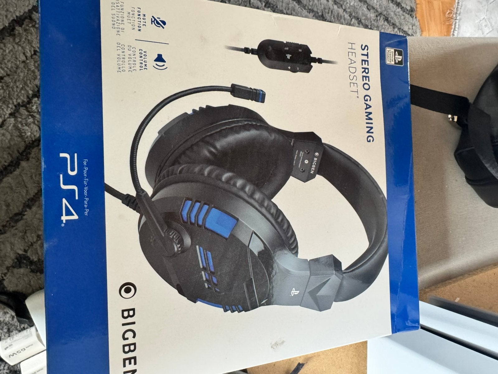 PS4 Headset, Ophalen of Verzenden, Mute-functie, Nieuw, Bedraad