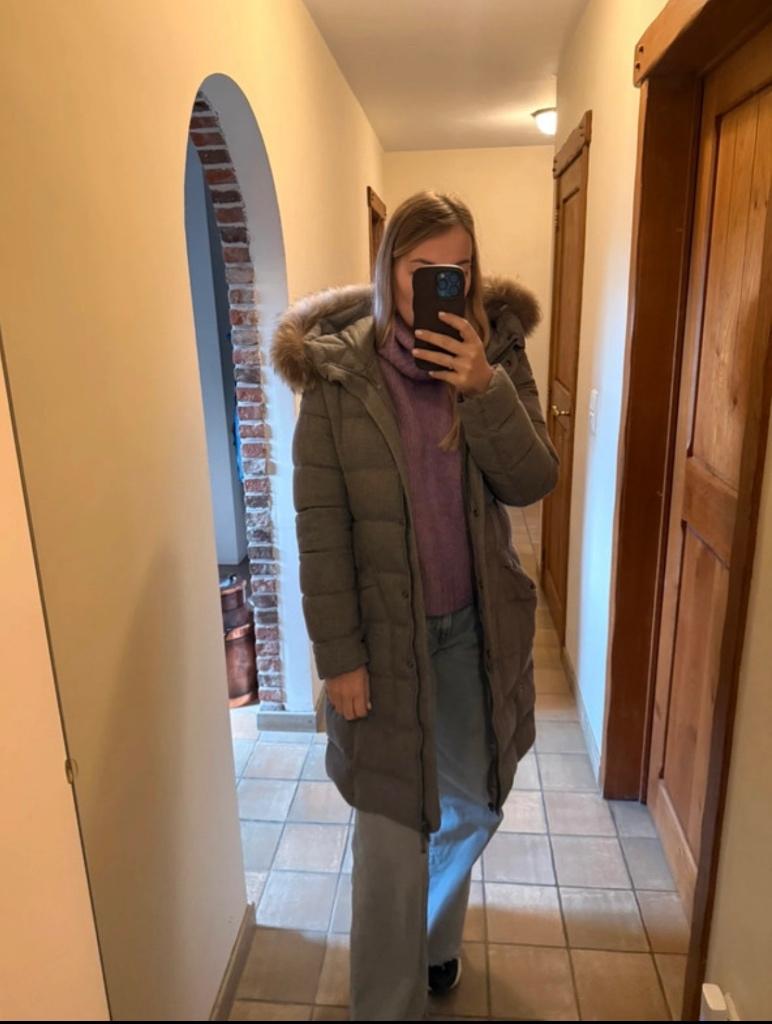Winterjas Parajumpers, Kleding | Dames, Jassen | Winter, Maat 38/40 (M), Zo goed als nieuw, Grijs, Parajumpers
