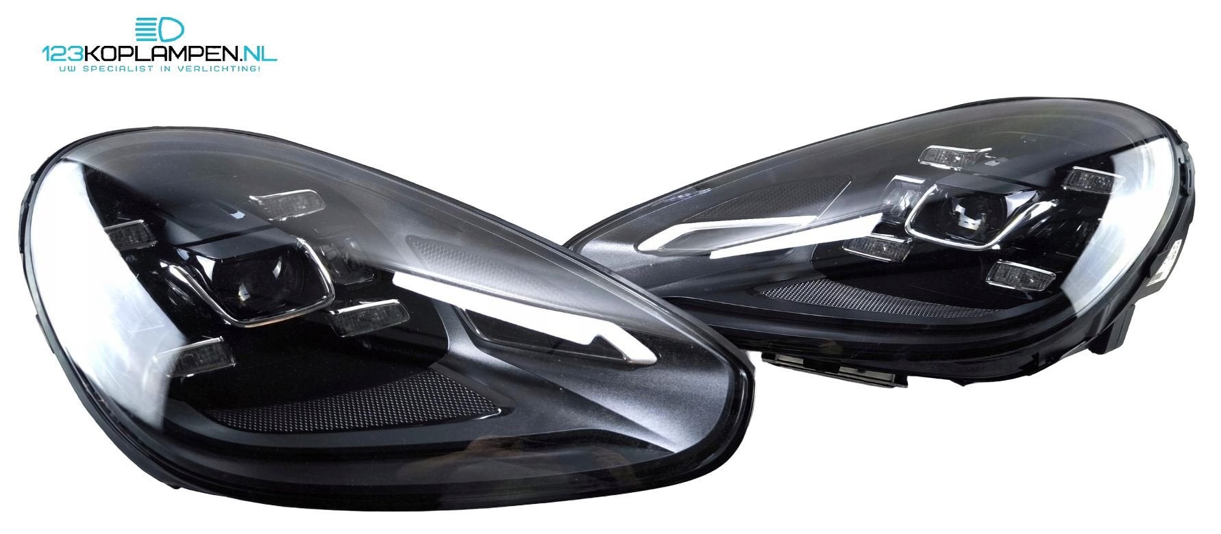 Porsche Cayenne 7P facelift Full LED koplampen links rechts, Auto-onderdelen, Gebruikt, -, -, Porsche