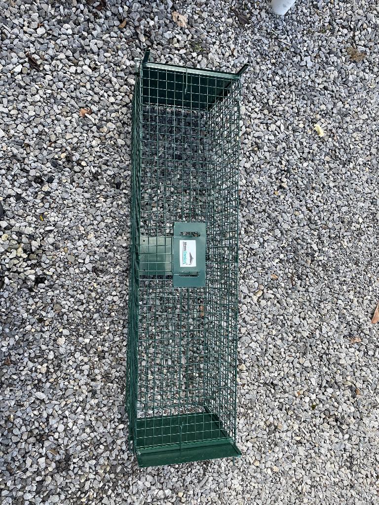 Cage piège animal, Enlèvement, Utilisé