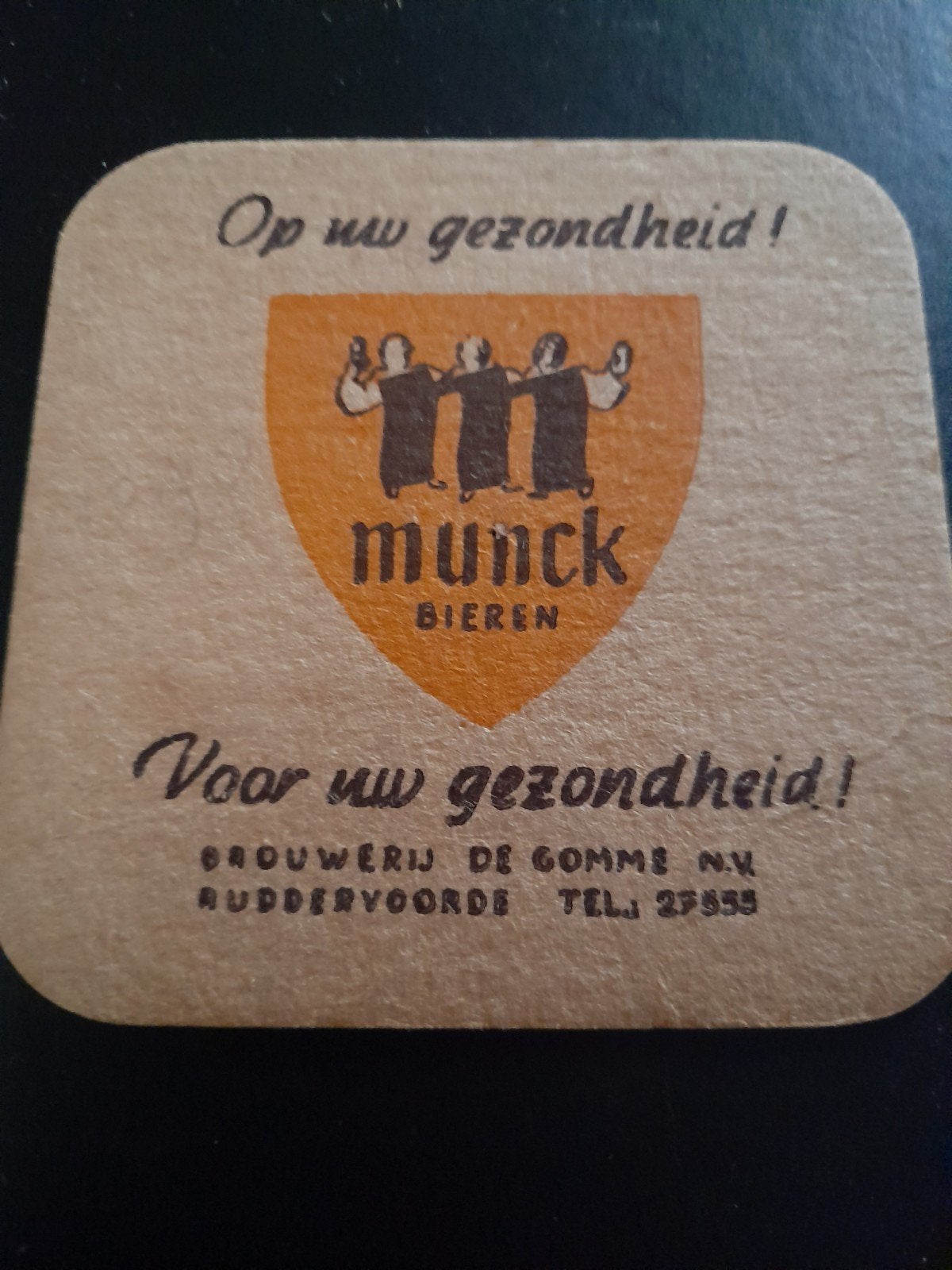 bierviltje Munck bieren recto-verso, Verzamelen, Biermerken, Ophalen of Verzenden
