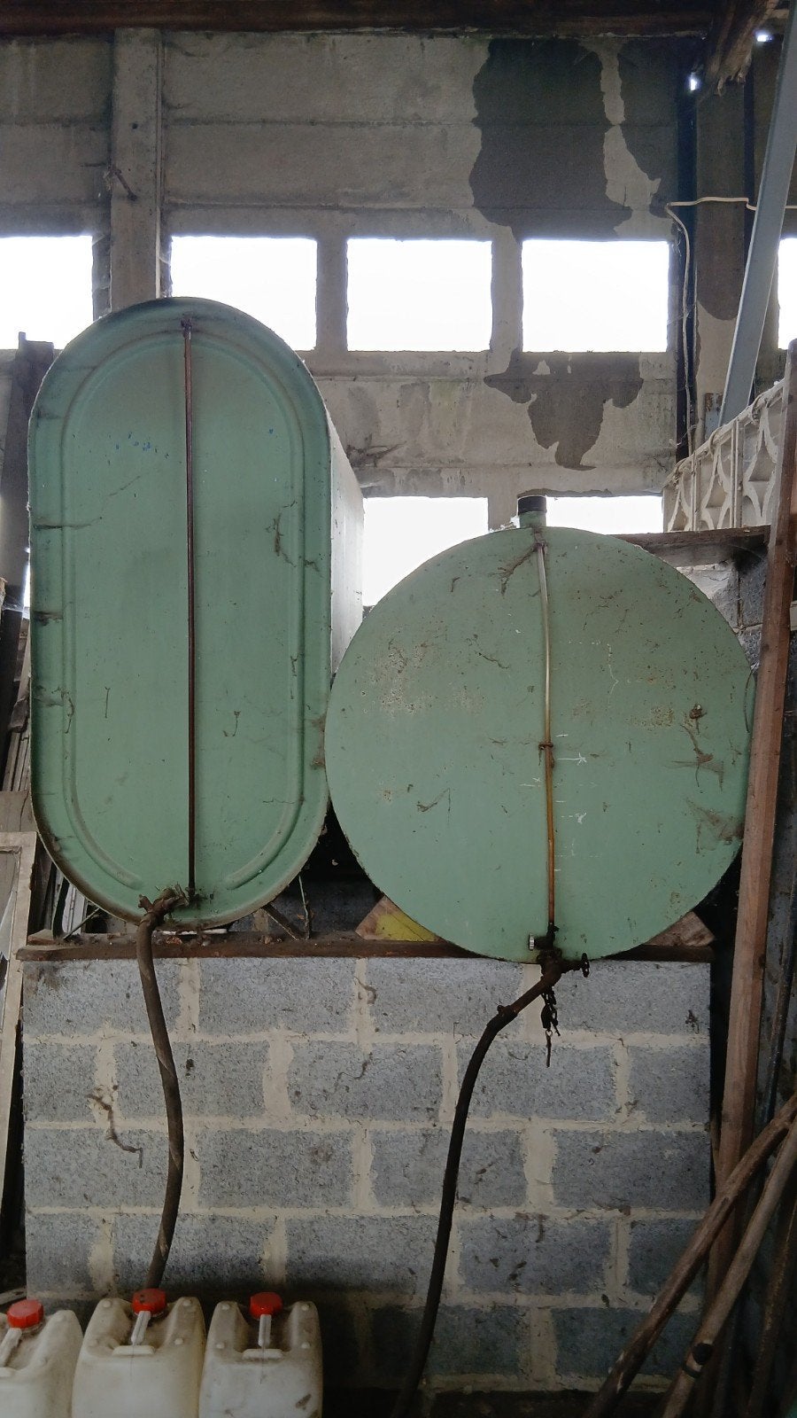 mazouttank, 1000l, Ophalen