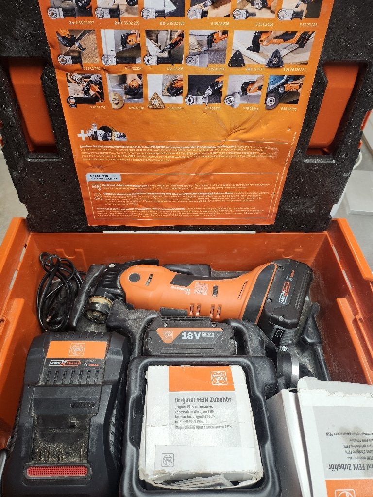 Fein multitool, Doe-het-zelf en Bouw, Ophalen, Gebruikt