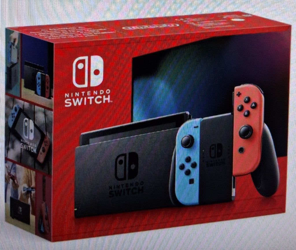 Nintendo Switch Console V2 Blue-Red, Games en Spelcomputers, Ophalen, Nieuw, Switch Original