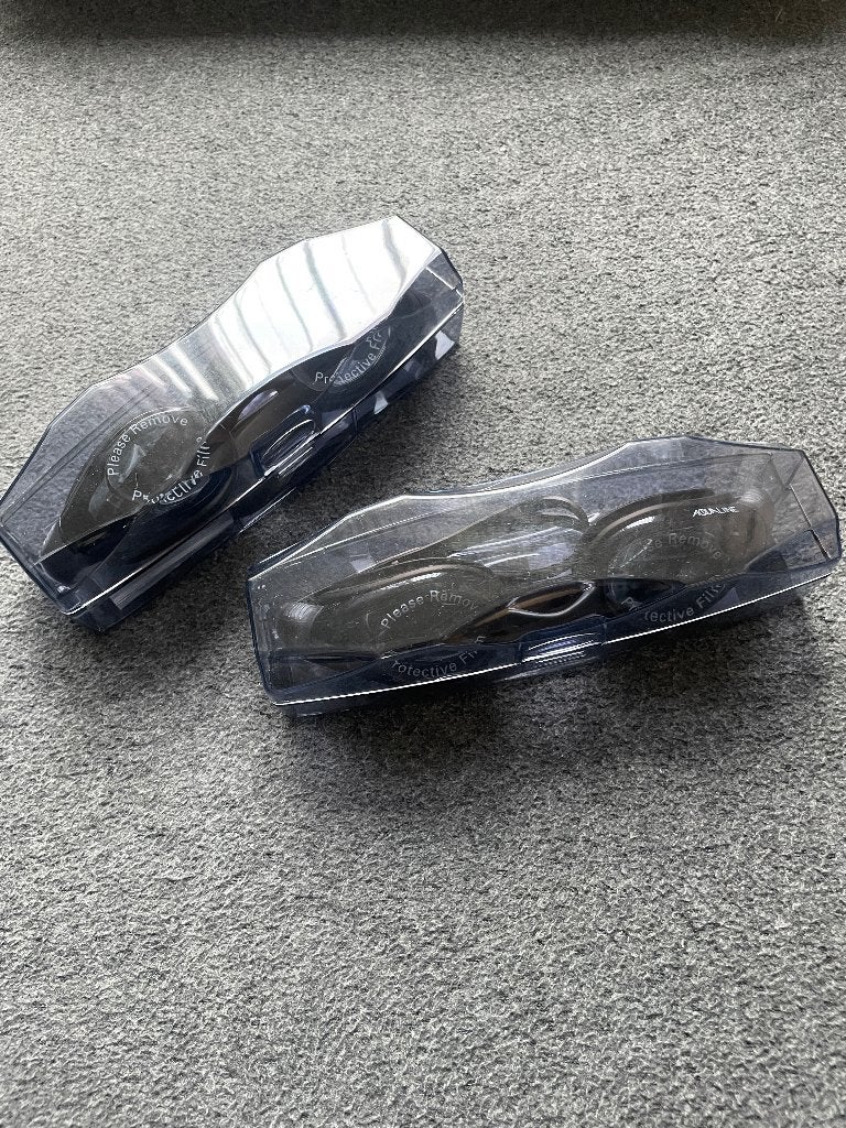2 Zwembrillen “Aqualine”, Kleding | Heren, Ophalen, Andere, Zwart, Overige typen