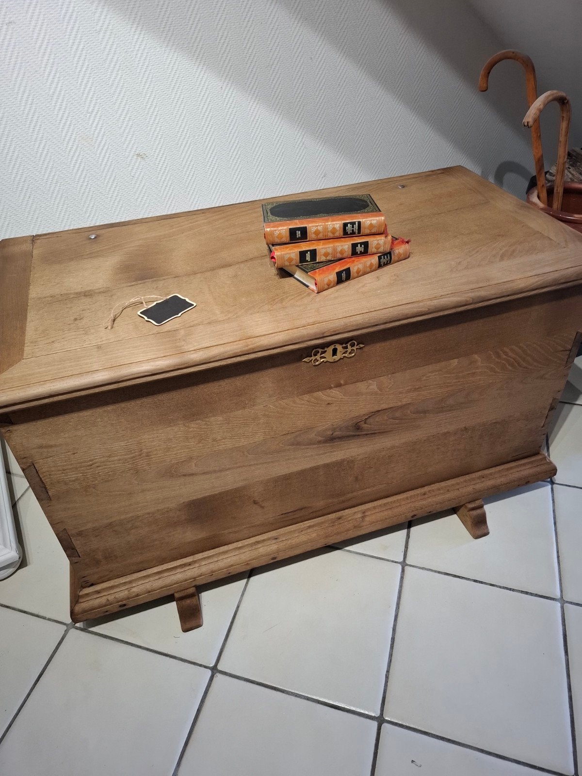 coffre en bois, Enlèvement, Chêne