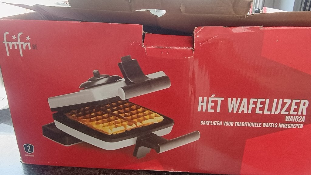 Wafelijzer Frifri WA102A, Electroménager, Gaufriers, Enlèvement, Plaques amovibles, Neuf