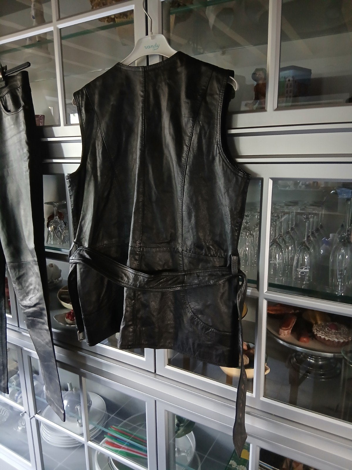 lederen dames vest, Motoren, Ophalen, Tweedehands, Dames, Jas | leer