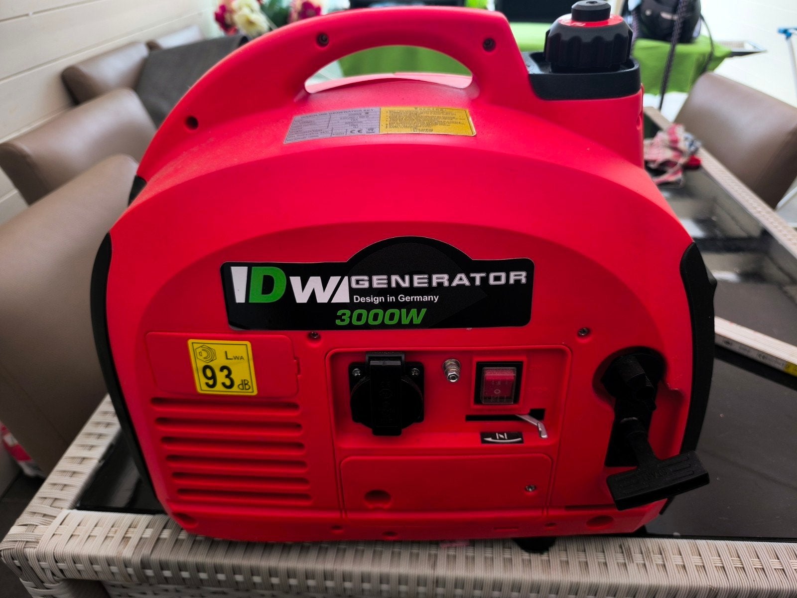 draagbare stroomgroep 3000W, Doe-het-zelf en Bouw, Aggregaten, Ophalen, Benzine, Zo goed als nieuw, Geluidgedempt