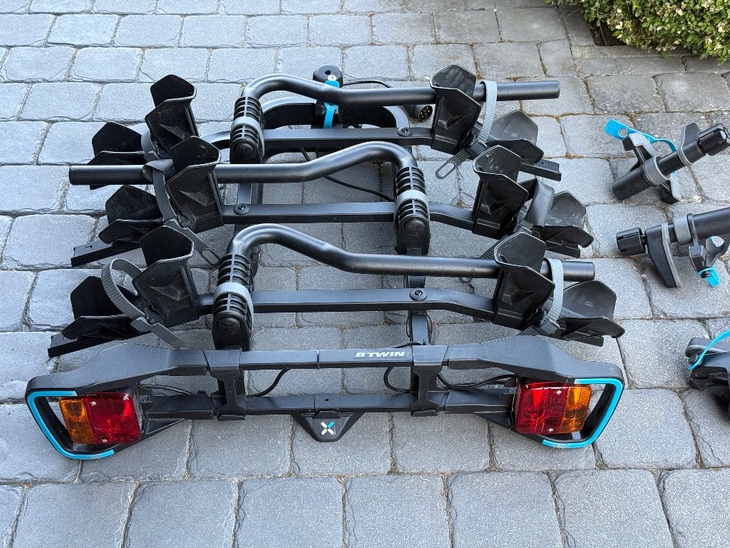 fietsendrager voor drie fietsen, Auto diversen, Fietsendragers, Ophalen, 3 fietsen of meer, Brede banden, Zo goed als nieuw