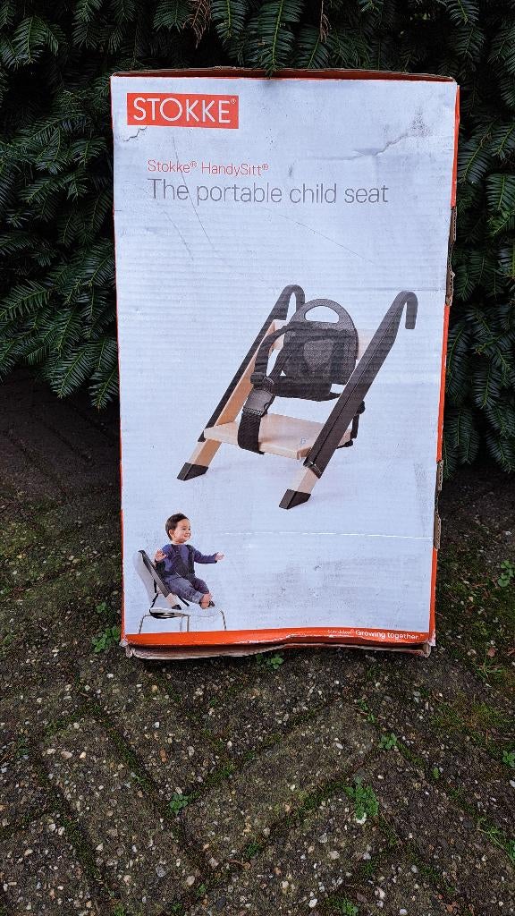 Kinderzitje draagbaar/ verplaatsbaar Stokke, Kinderen en Baby's, Kinderstoelen, Ophalen, Zo goed als nieuw, Hangstoel, Aanschuifbaar