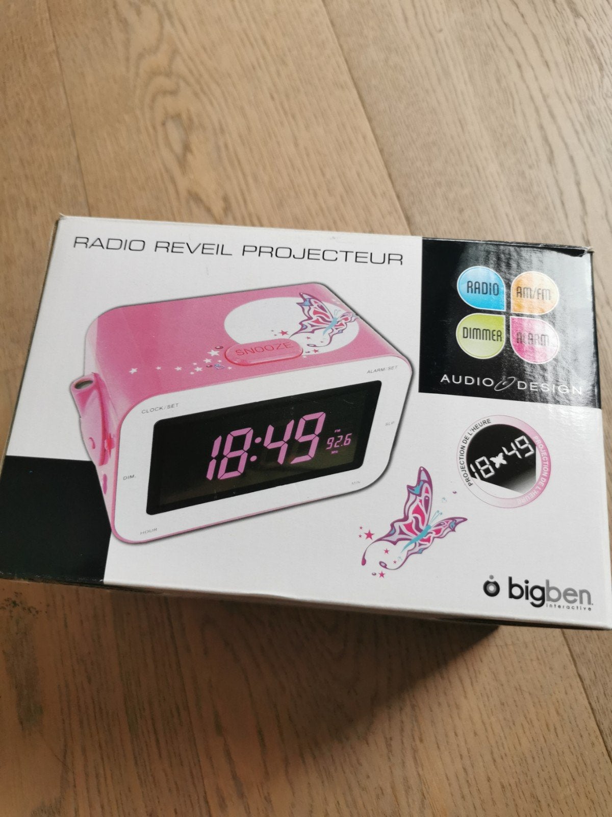 Radio-réveil avec alarme BIGBEN, Enlèvement ou Envoi