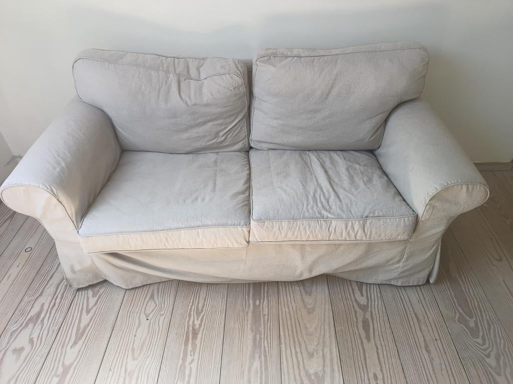 Ikea Ektorp tweezit Zetel Beige, Huis en Inrichting, Zetels | Zetels, Ophalen