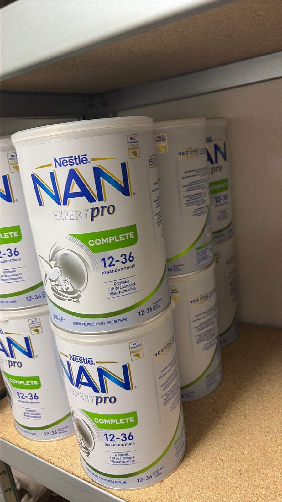 Nan expert pro complete 800gr. 12-36 maand, Ophalen of Verzenden, Nieuw, Babyvoedingmaker, Overige merken