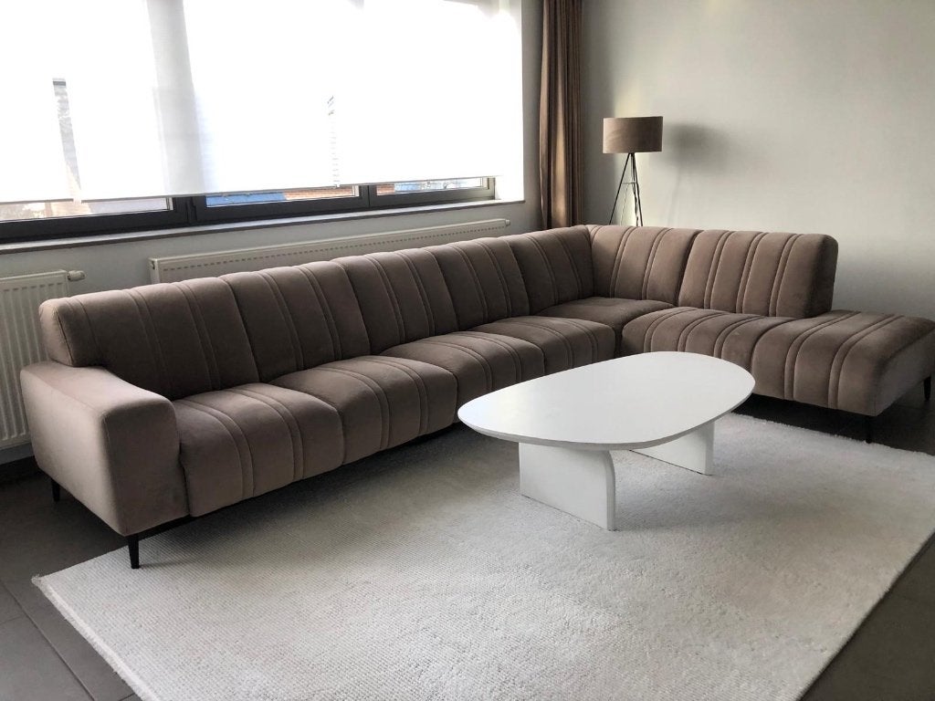 Zetel hoekbank, Maison & Meubles, Canapés | Salons, Enlèvement ou Envoi, Comme neuf, Quatre personnes ou plus, Banc d'angle