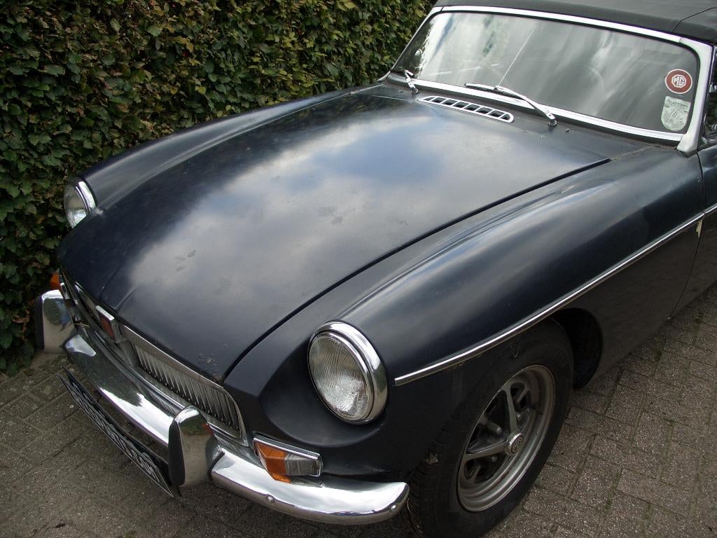 MGB Roadster/Cabriolet année 1972, Autos, MG, Particulier, B, Essence, Cabriolet, 2 portes, Boîte manuelle, Bleu, Bleu, Tissu
