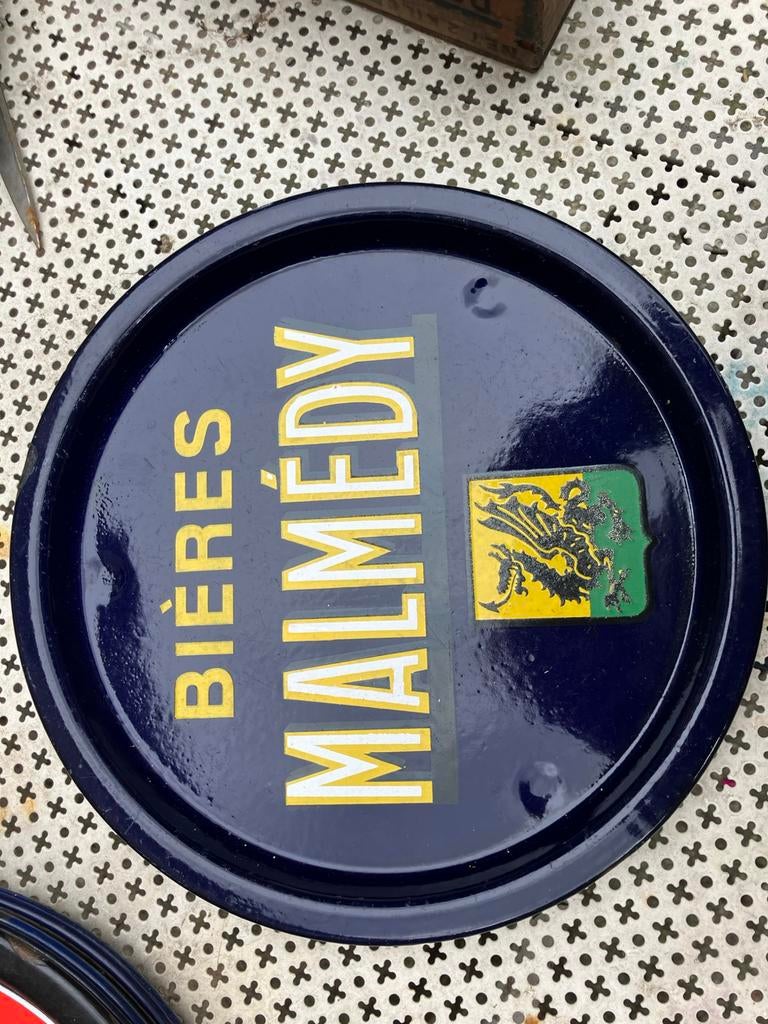 emaille bierplateau, Ophalen, Zo goed als nieuw