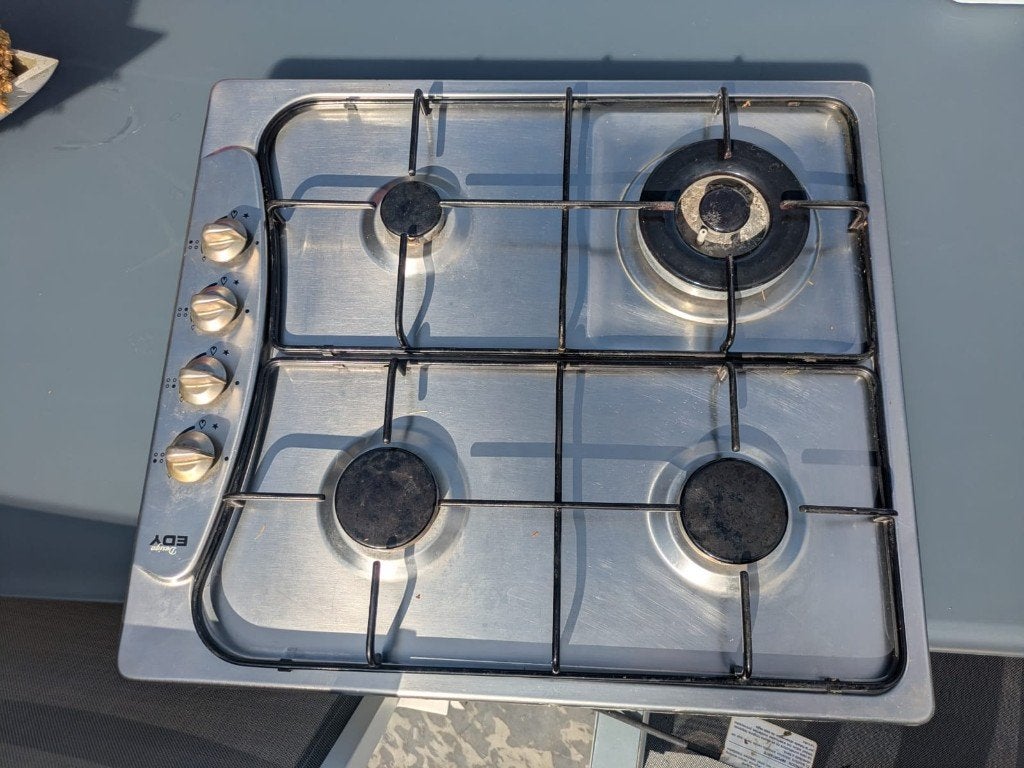 gaskookplaat van het merk Edy, model Design., Ophalen, Gebruikt, Inbouw