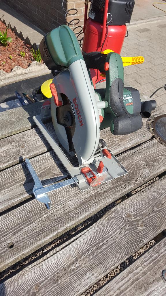 Bosch cirkelzaag, Ophalen, Gebruikt, Cirkelzaag, Bosch groen