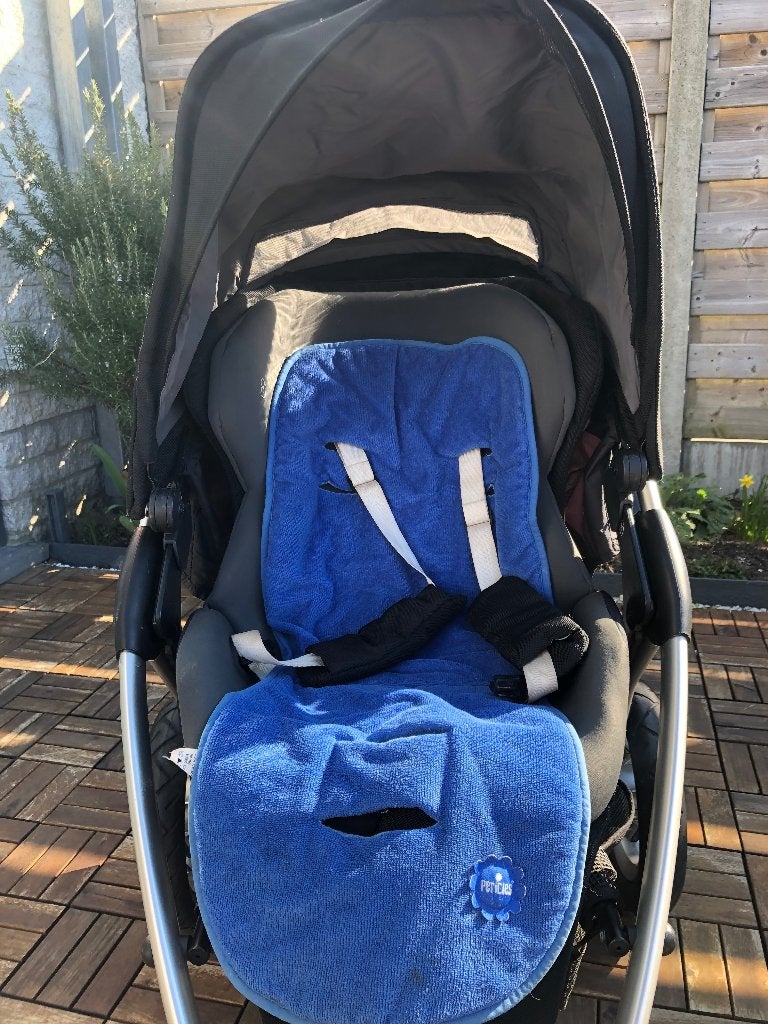 Buggy maxi cosi zwart, Gebruikt, Verstelbare duwstang, Maxi-Cosi, Ophalen