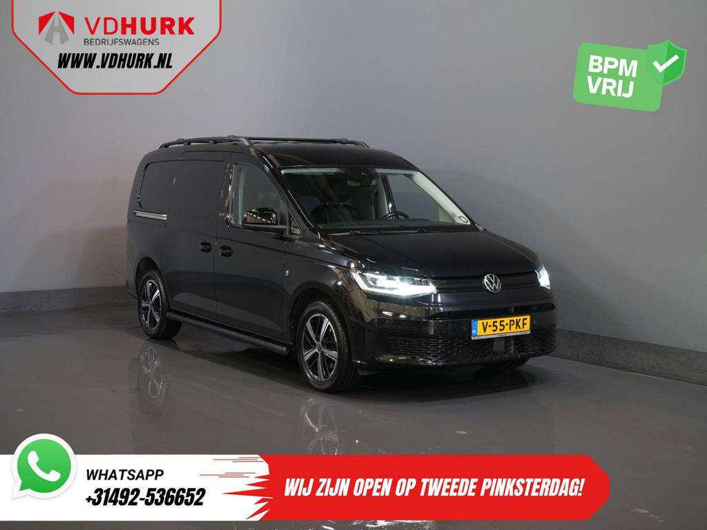 Volkswagen Caddy Cargo Maxi 2.0 TDI 125 pk DSG Aut. Black Ed, Automaat, Parkeersensor, Zwart, Bedrijf