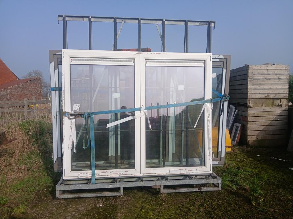 Pvc ramen kwartsgrijs, Doe-het-zelf en Bouw, Ophalen