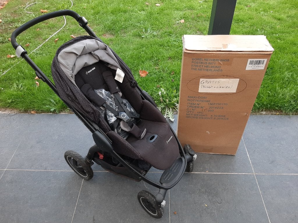 Buggy maxi cosi (+ligmand), Ophalen, Gebruikt, Maxi-Cosi, Regenhoes