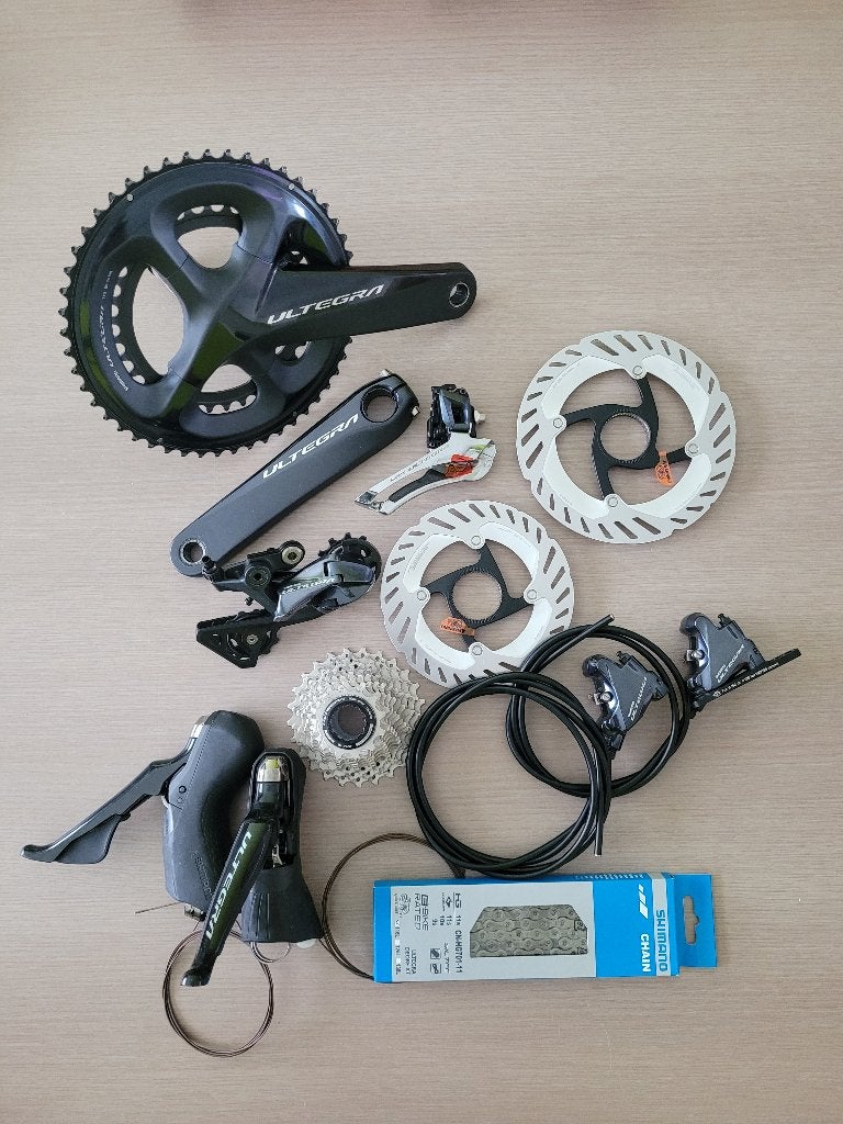 Shimano Ultegra 2×11 speed groepset, Remmen, Gebruikt, Shimano Ultegra, Ophalen of Verzenden