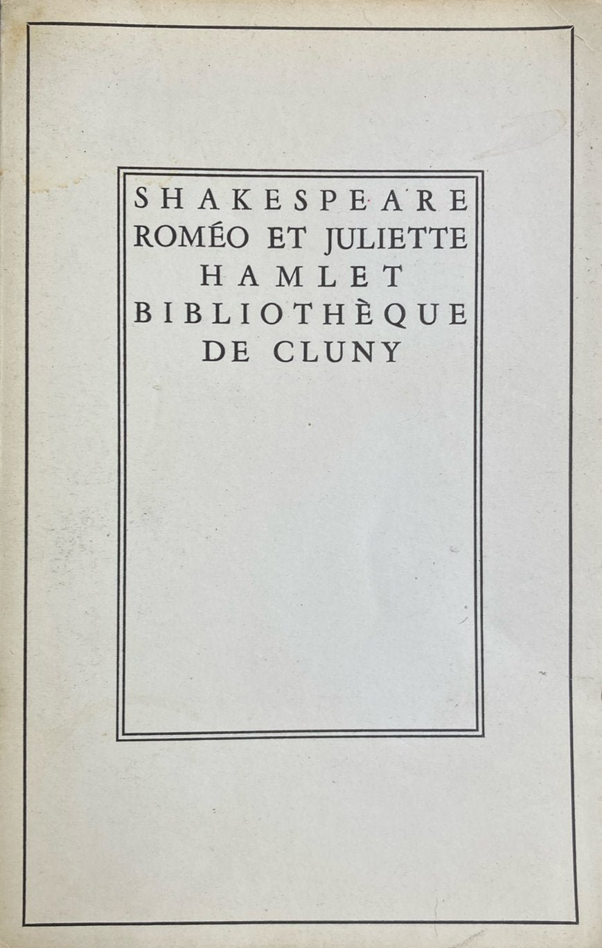 Shakespeare Roméo et Juliette + Hamlet, Enlèvement ou Envoi
