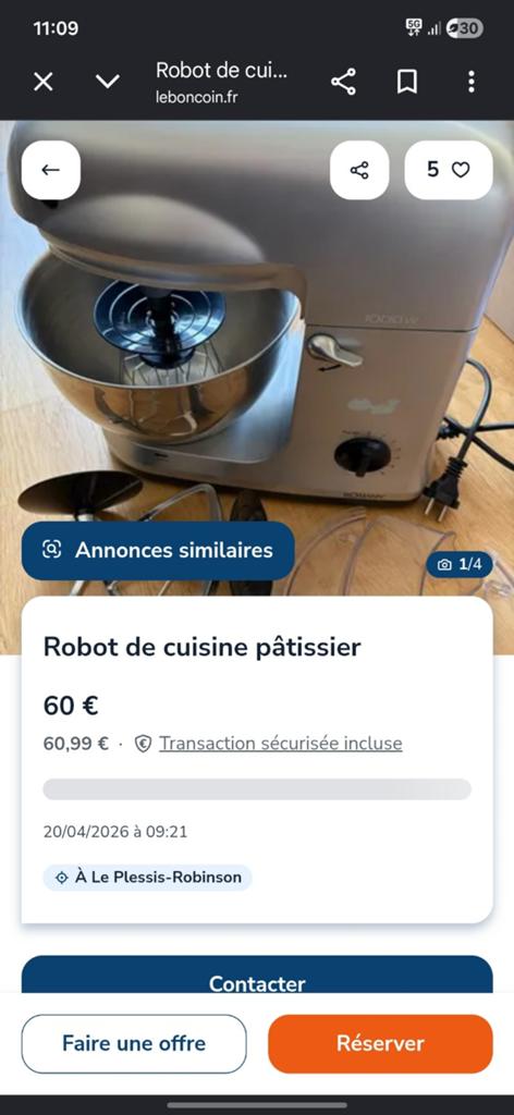 Robot mixeur bomann, Enlèvement