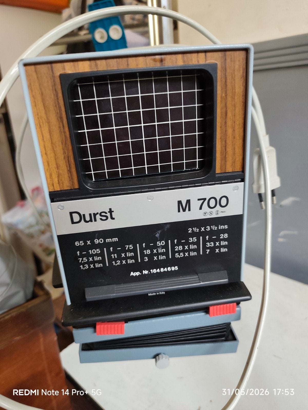 DURST M700 agrandisseur photo TB état + housse, TV, Hi-fi & Vidéo, Photo | Matériel chambre noire, Enlèvement