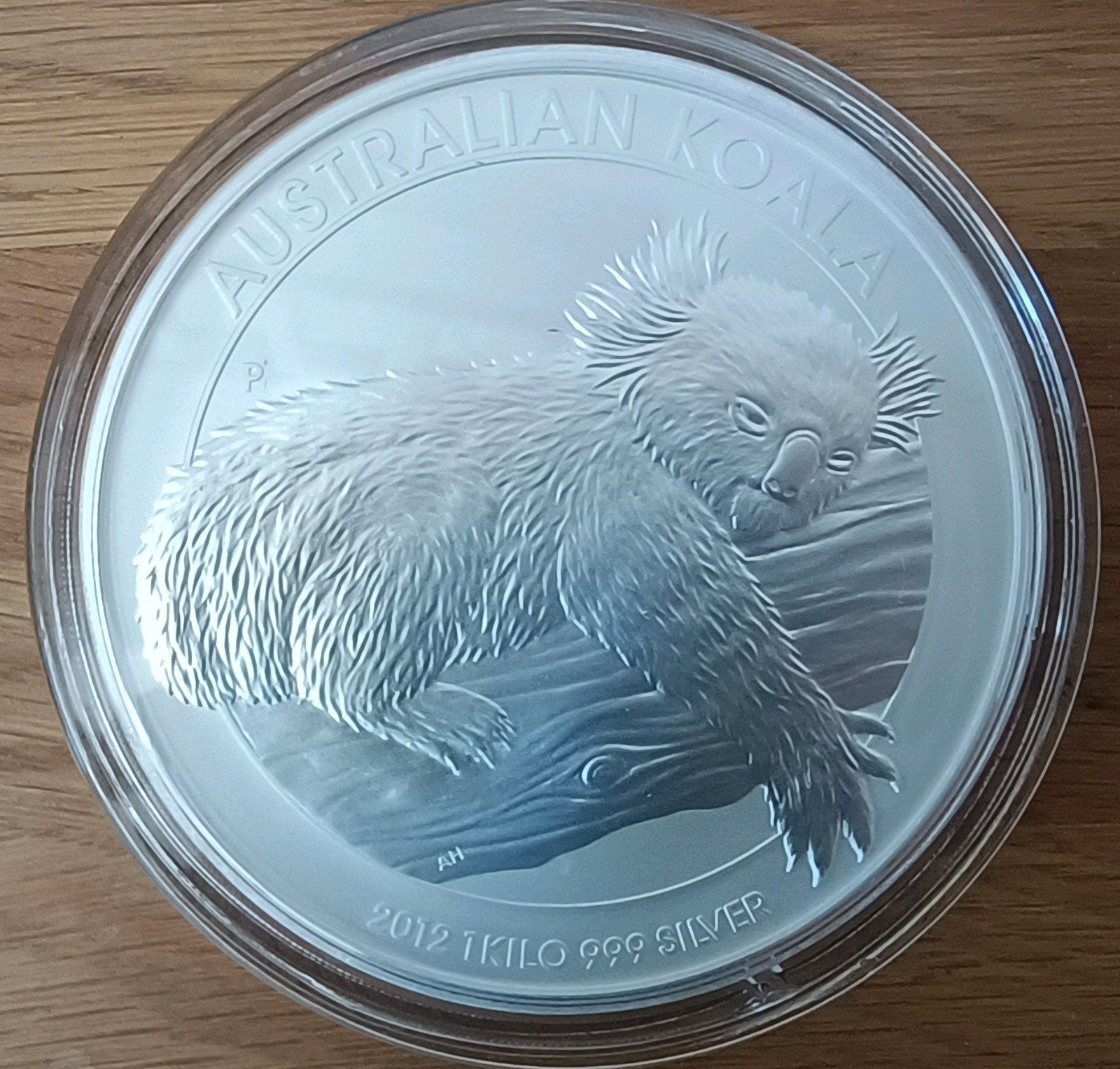 Koala 2012 1 kilo zilver 30 dollars, Postzegels en Munten, Edelmetalen en Baren, Ophalen of Verzenden, Zilver