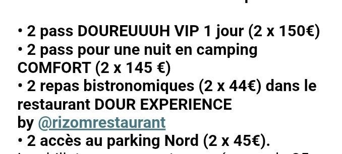 Dour VIP 2026 concert+accommodatie+maaltijden, Tickets en Kaartjes, Evenementen en Festivals, Twee personen