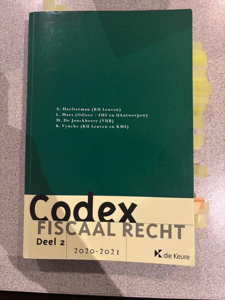 Codex fiscaal recht - deel 2, Boeken, Gelezen, Hoger Onderwijs, Die keure, Ophalen of Verzenden