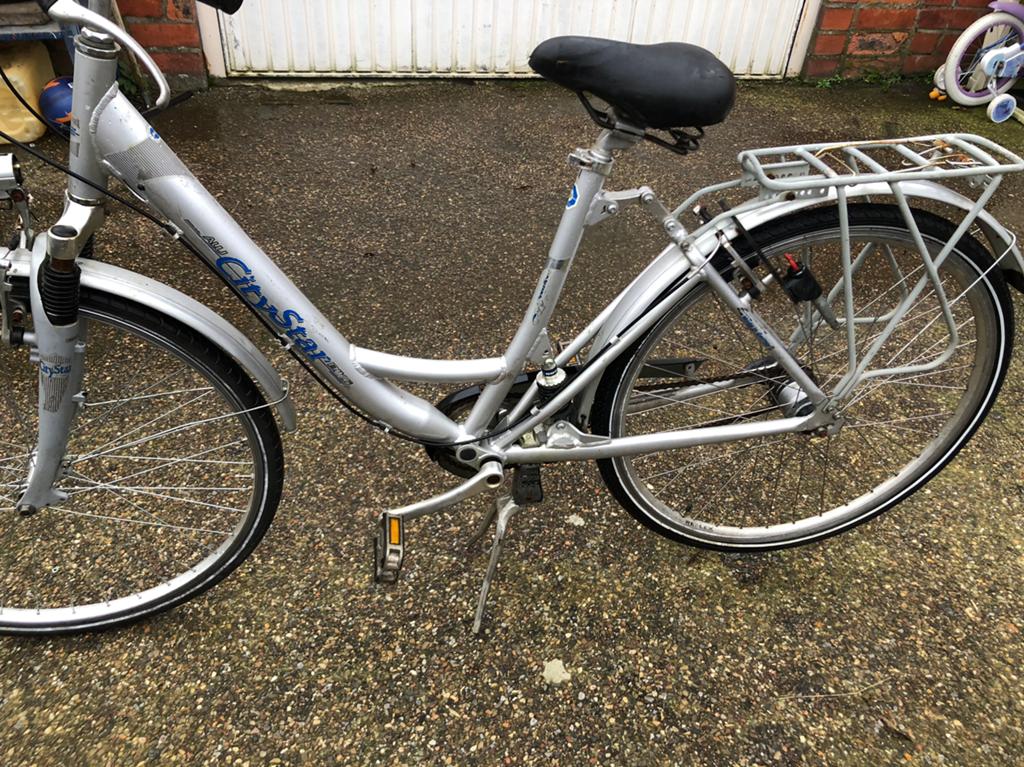 damesfıets alu star, Fietsen en Brommers, Ophalen, Zo goed als nieuw, Versnellingen