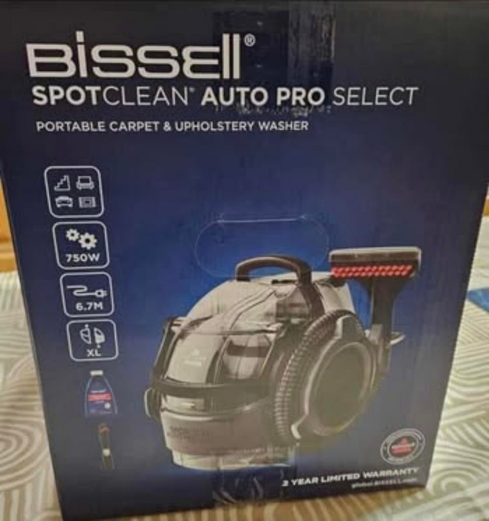 Shampouineuse Bissel spotclean auto pro select à la location, Bricolage & Construction, Matériel de nettoyage, Enlèvement ou Envoi