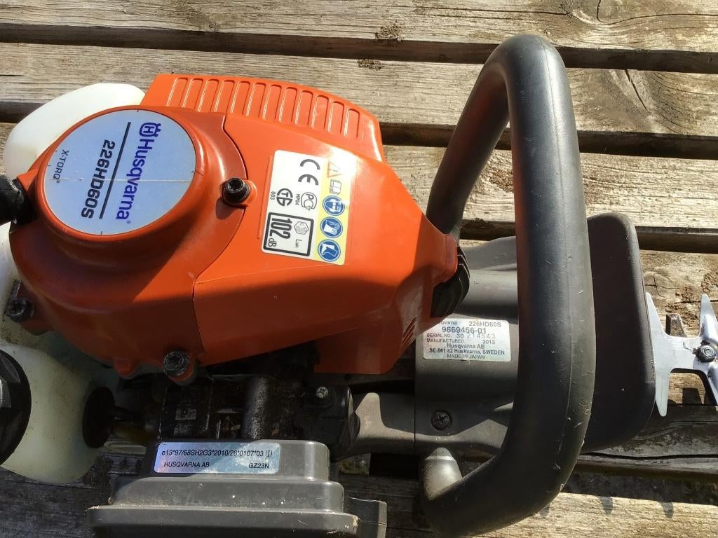 Husqvarna 226HD60S brandstof heggenschaar, Tuin en Terras, Ophalen, Benzine