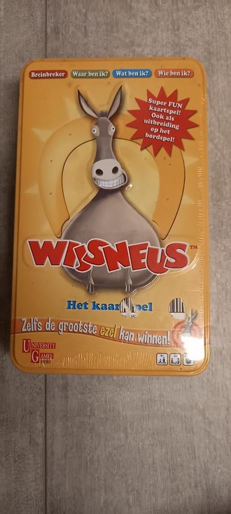 Wijsneus kaartspel, nieuw nog in verpakking, Hobby en Vrije tijd, Ophalen