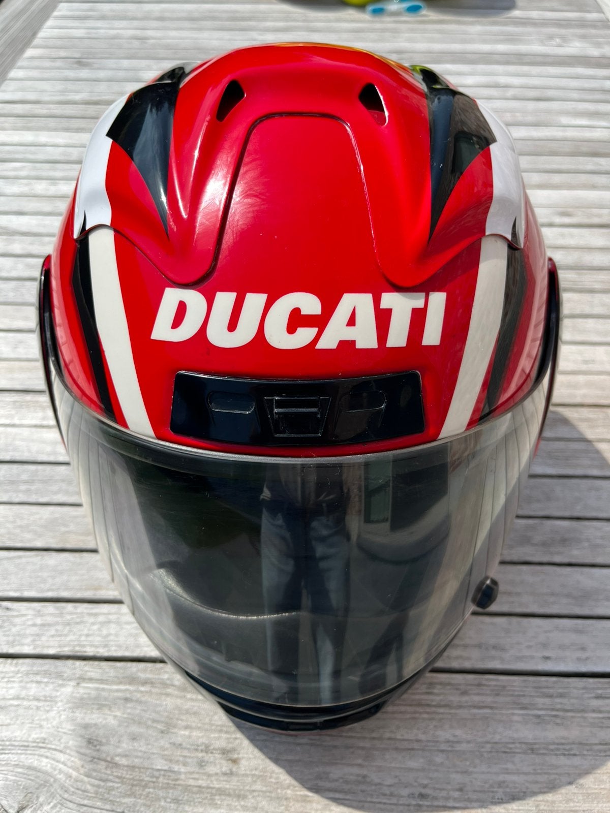 Vintage suomy ducati corse helm, Motoren, Ophalen of Verzenden