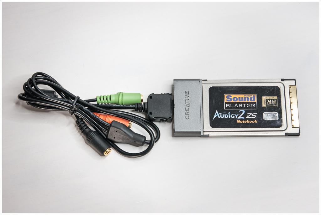 Sound Blaster Audigy 2 ZS PCMCIA geluidskaart, Computers en Software, Ophalen of Verzenden, Zo goed als nieuw, Intern, Sound blaster