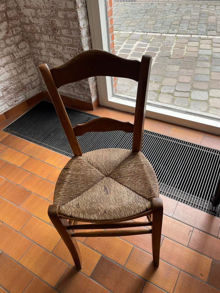 Stoel, Huis en Inrichting, Stoelen, Ophalen, Gebruikt, Bruin, Landelijk