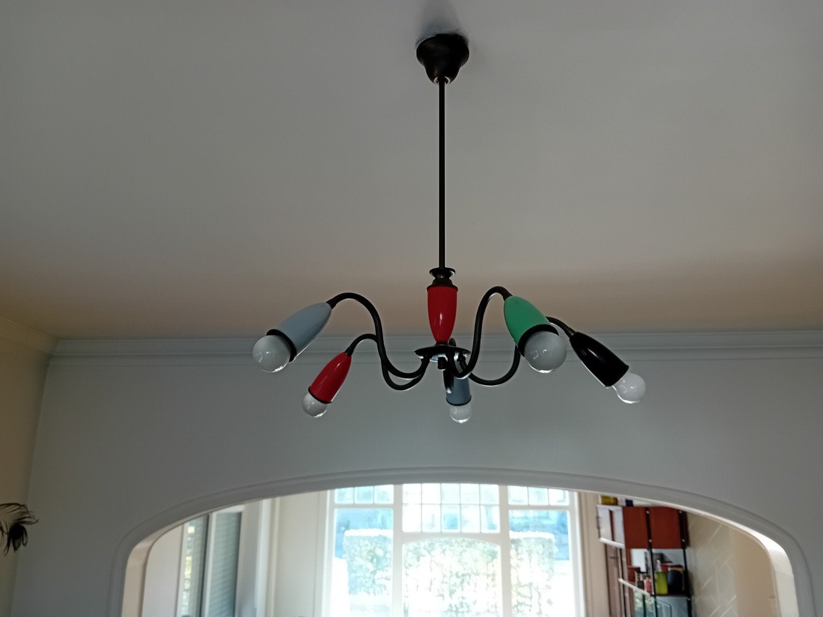 fifties kroonluchter, Enlèvement