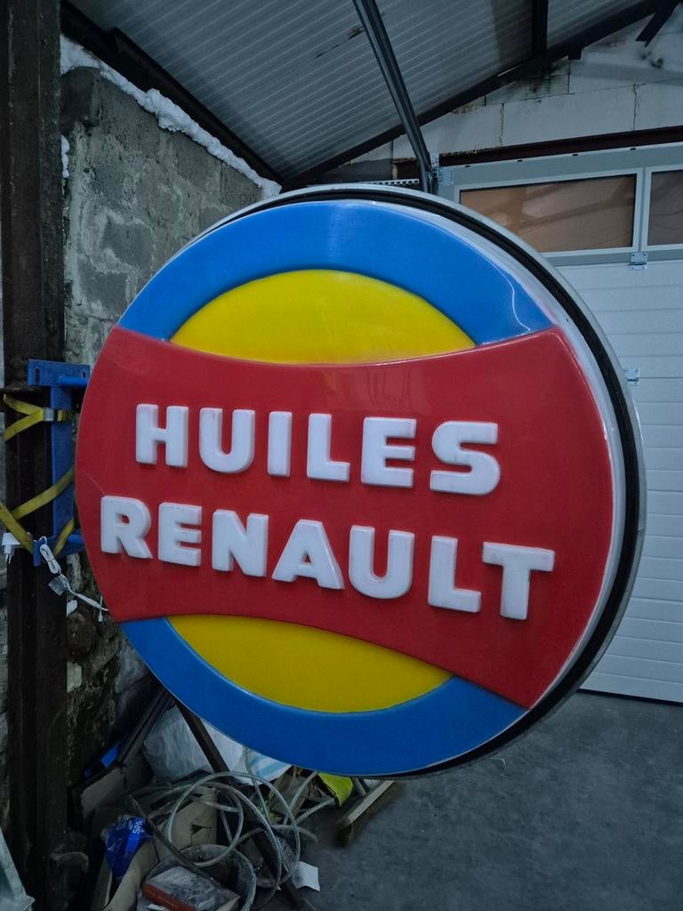 Lichtbord voor Renault-oliën