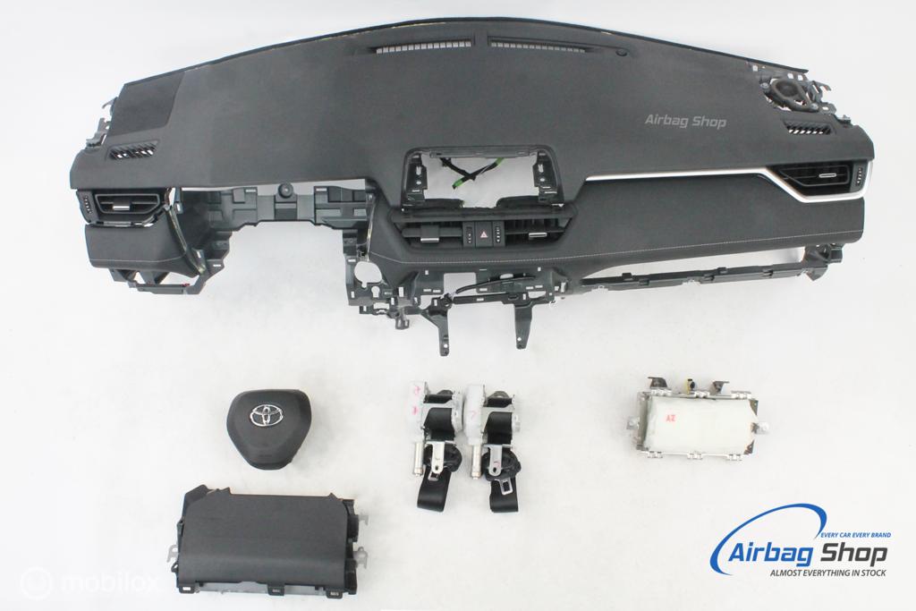 Airbag Tableau de bord couture blanche Toyota Rav4 2019-…