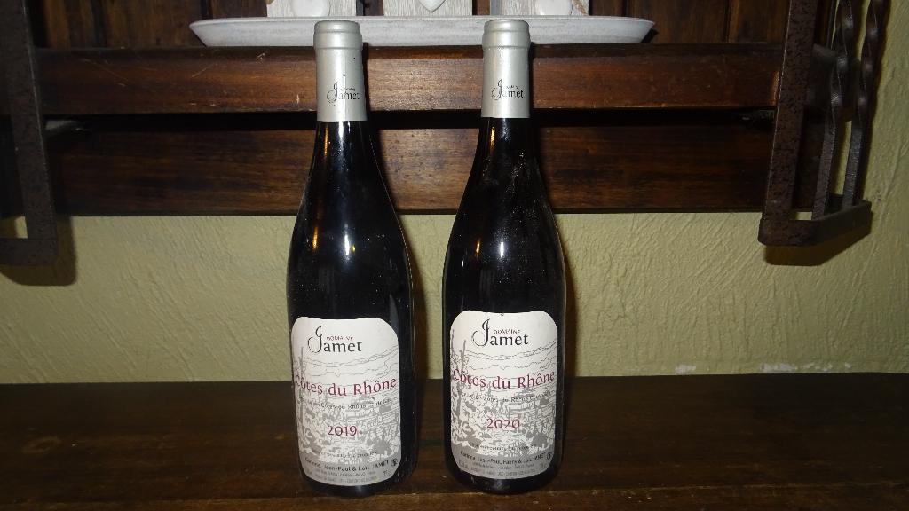 Top Côte du Rhônes JAMET 19et 20, Enlèvement ou Envoi, Pleine, Comme neuf, Vin rouge